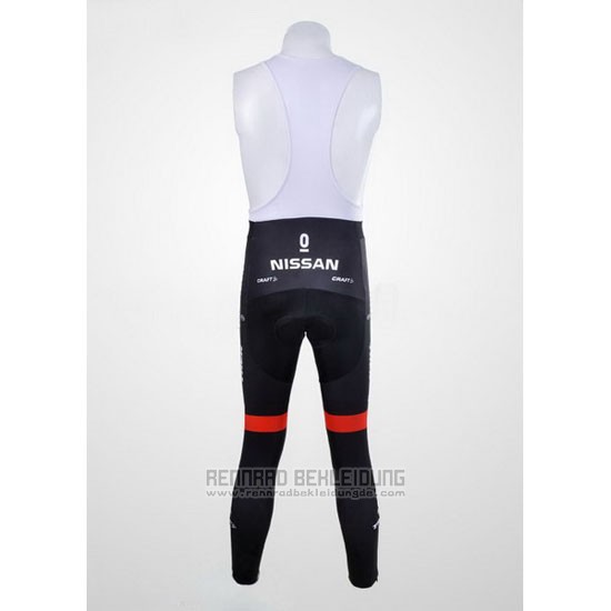 2012 Fahrradbekleidung Radioshack Champion Stati Uniti Trikot Langarm und Tragerhose